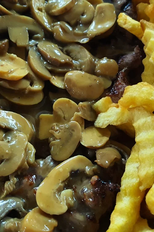 Beef with mushrooms