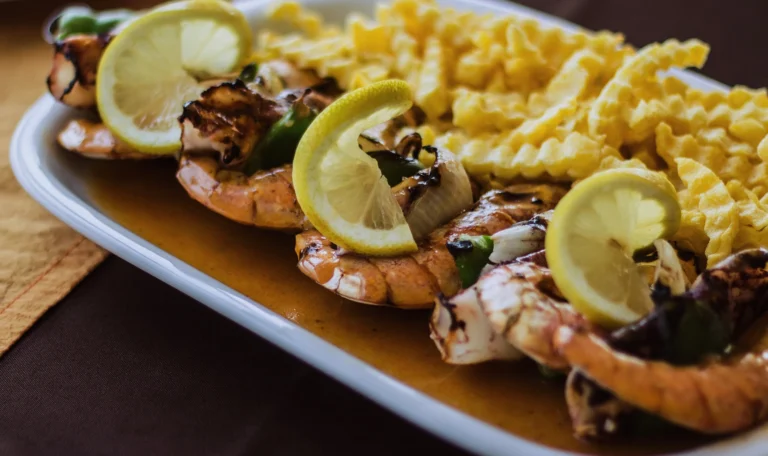 Squid and Prawn Skewers